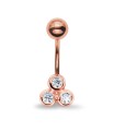 Shiny Crystal Belly Piercing BP-1961